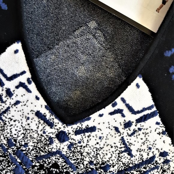 Elena Wang Multi Color  Slim Fit Bodycon dress. Says XS but fits bigger. - Picture 7 of 12